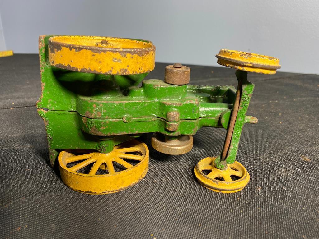 Rare John Deere Tractor Toy Cast Iron by Vindex