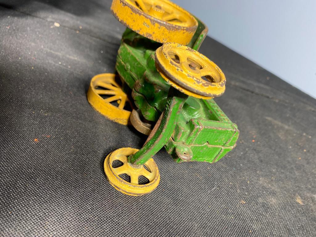 Rare John Deere Tractor Toy Cast Iron by Vindex