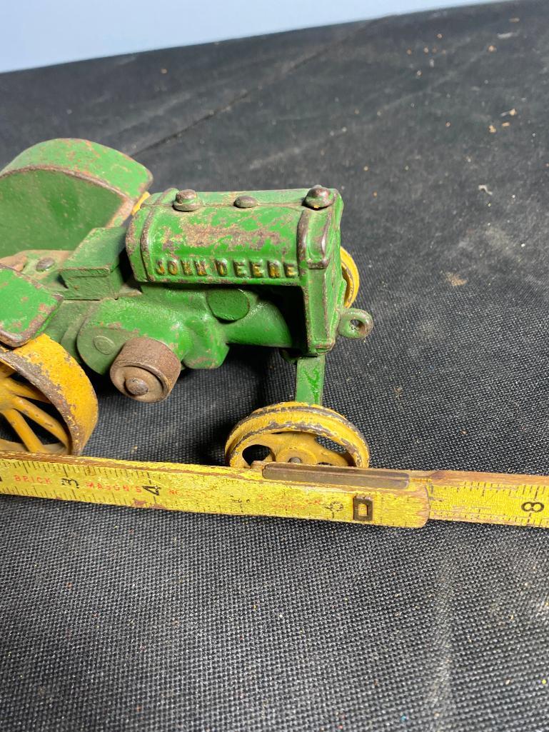 Rare John Deere Tractor Toy Cast Iron by Vindex