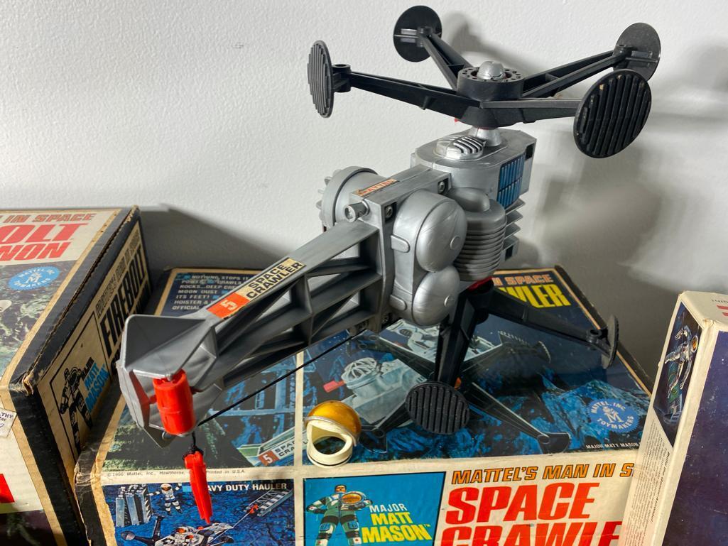 Vintage Toys Group Lot - Firebolt, Space Crawl, Gemini etc