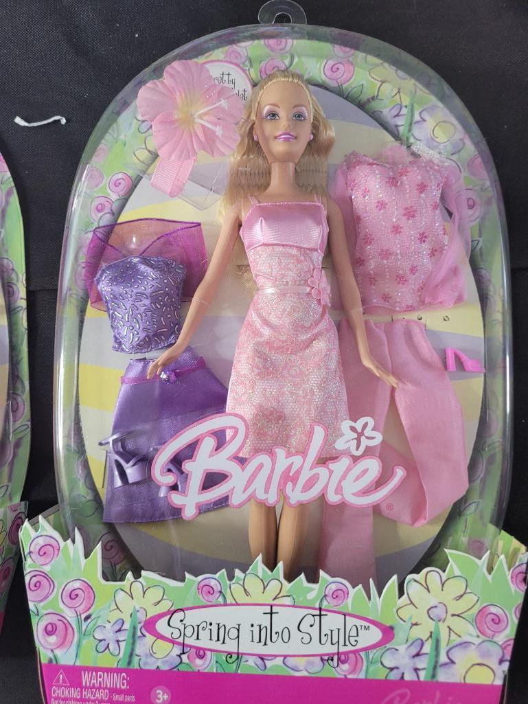 Group of 5 Barbie Dolls (See Photos for Packaging Damage)