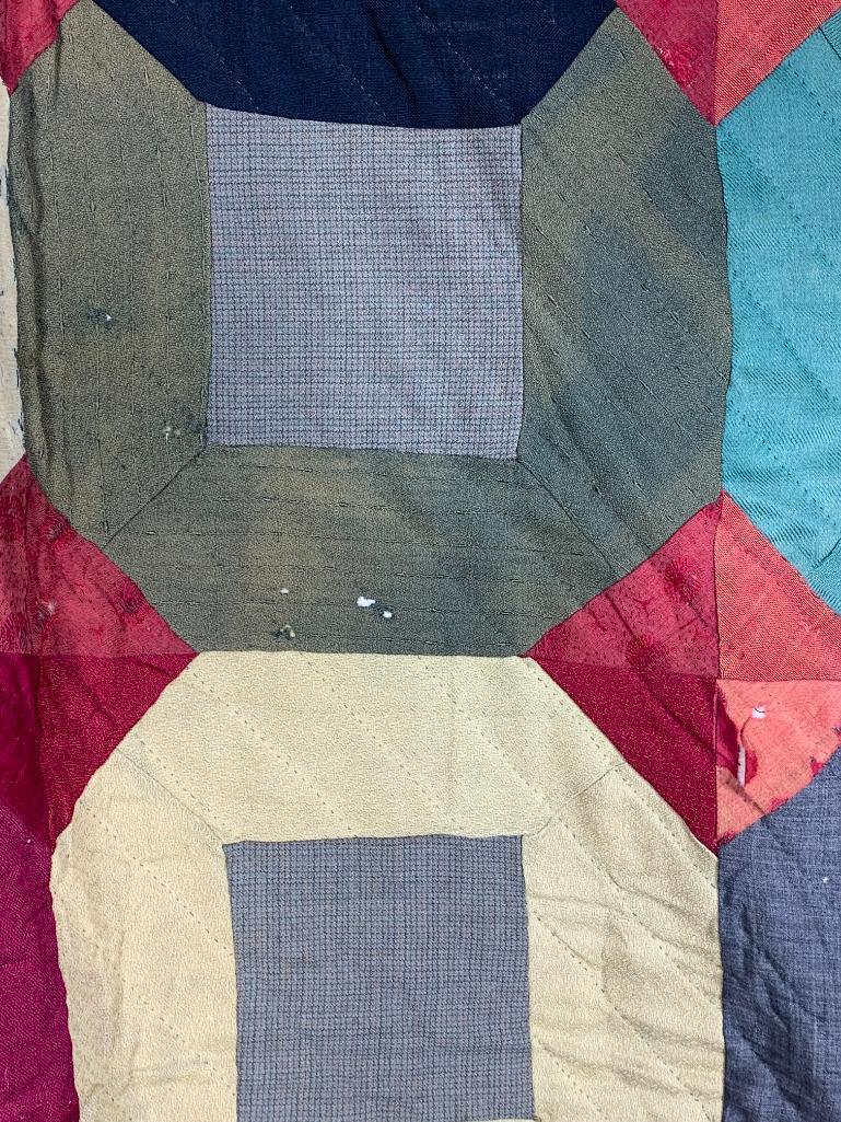 "Mennonite Block" Quilt circa 1900