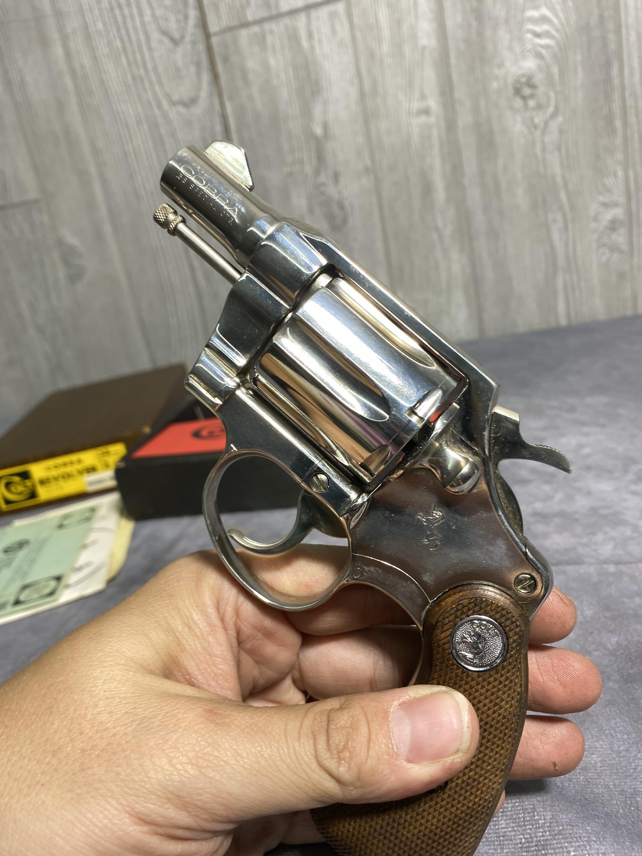 Colt Cobra Nickel Plated First Model in Box