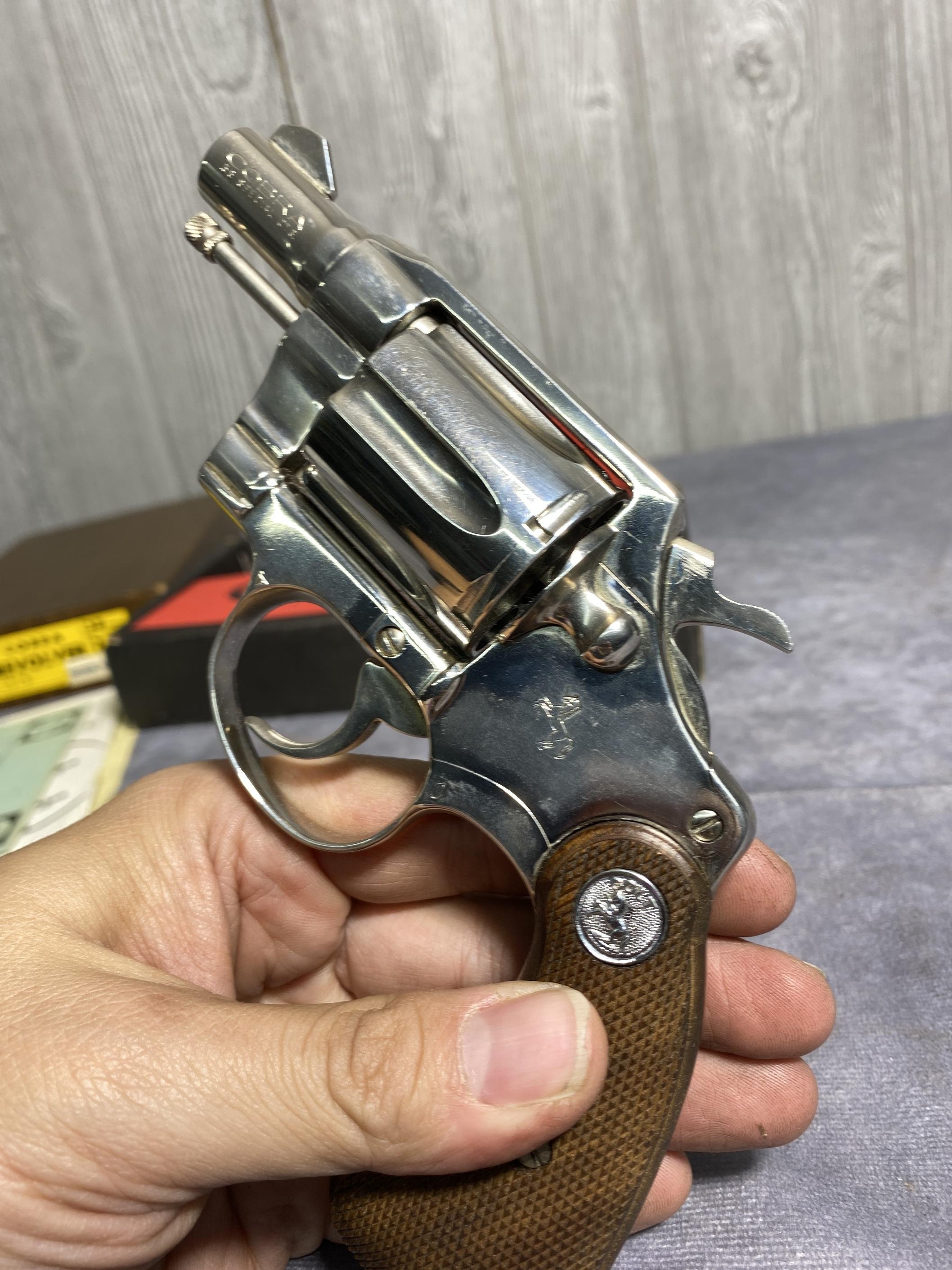 Colt Cobra Nickel Plated First Model in Box