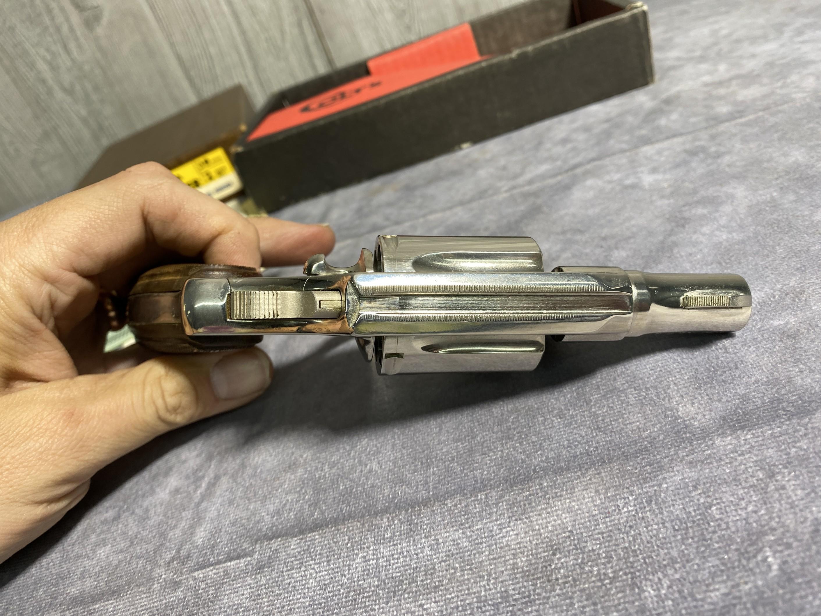 Colt Cobra Nickel Plated First Model in Box