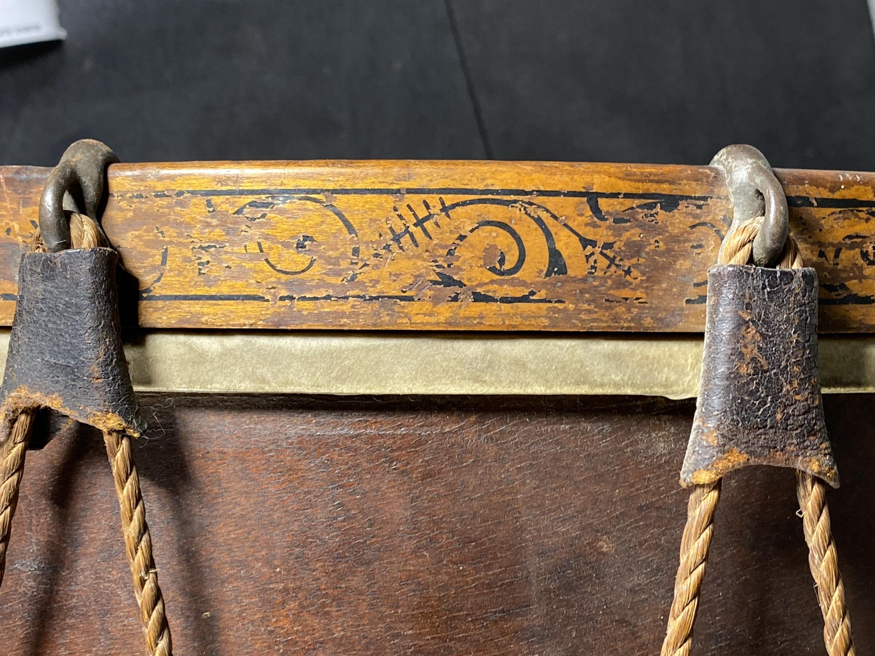 Rare Large 19th c. Marching Band Drum