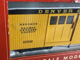 LGB Denver & Gold G-scale Train Cars -- Bachmann Big Haulers & More