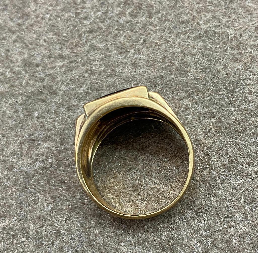 10k Gold Men's Masonic Ring