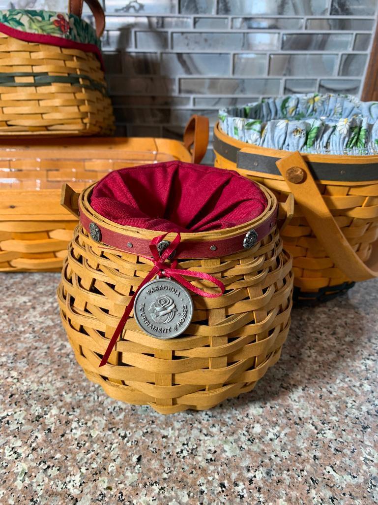 (8) Longaberger Baskets