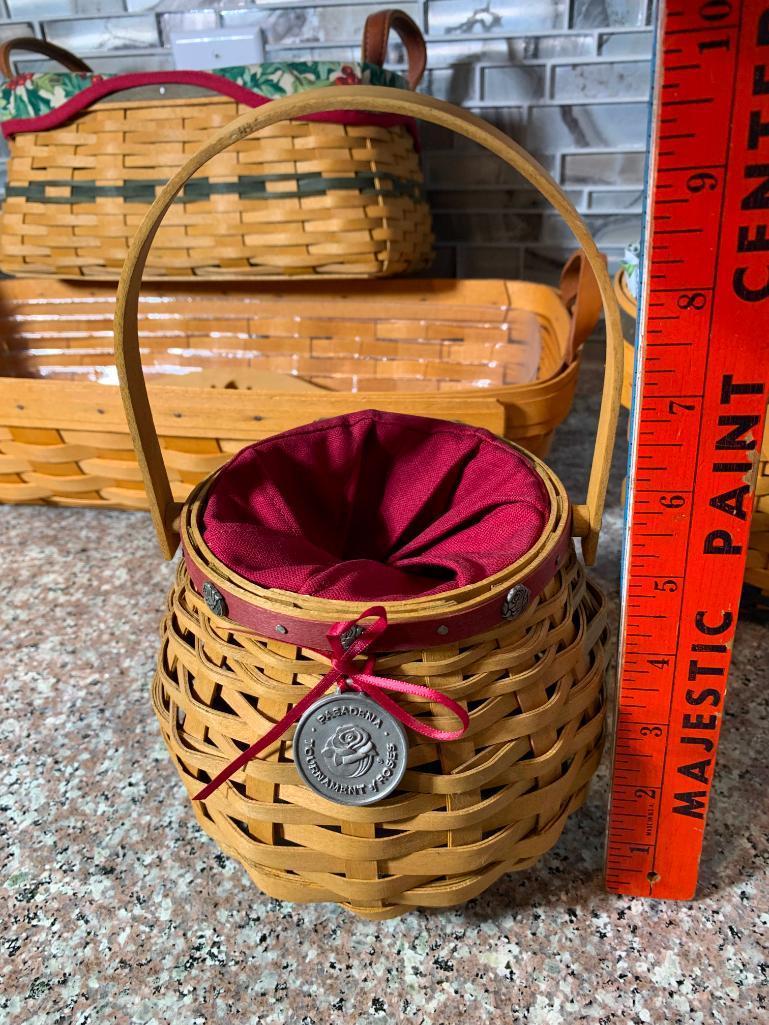 (8) Longaberger Baskets