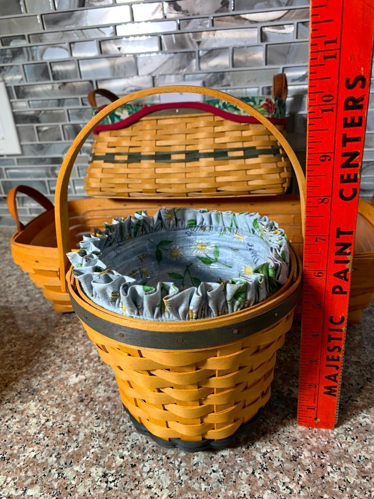 (8) Longaberger Baskets