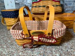 (8) Longaberger Baskets