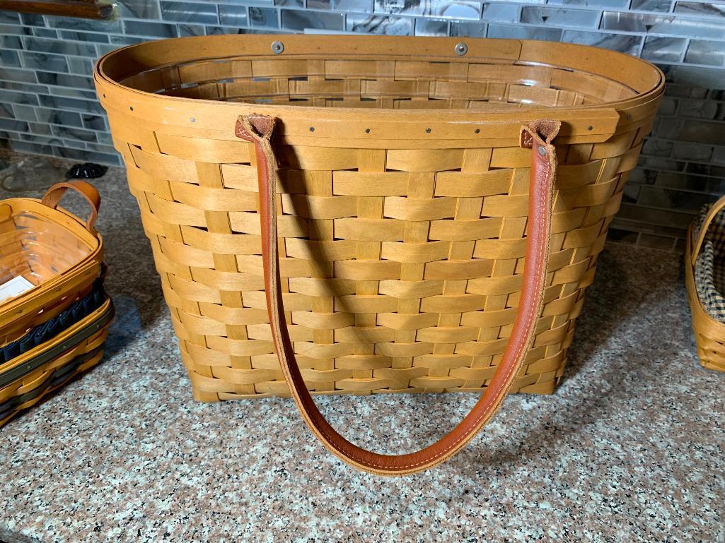 (7) Longaberger Baskets