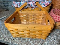 (8) Longaberger Baskets