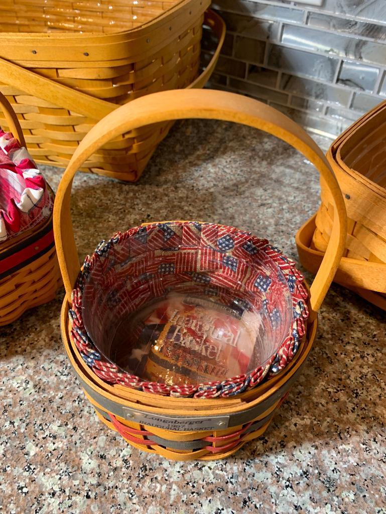 (8) Longaberger Baskets