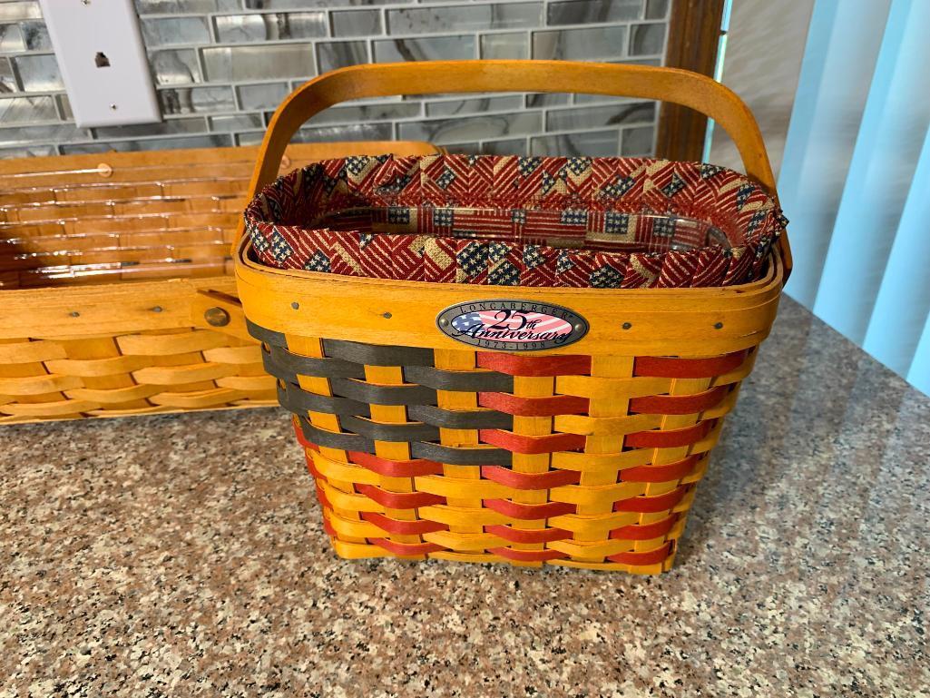 (8) Longaberger Baskets