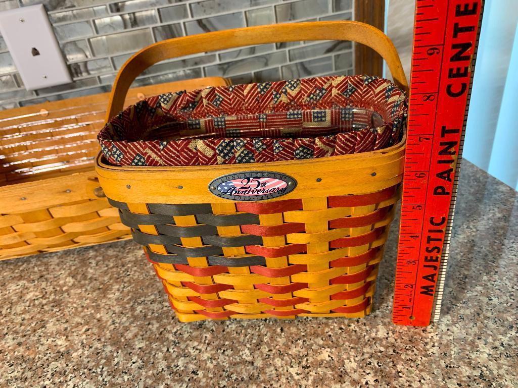 (8) Longaberger Baskets