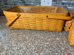 (8) Longaberger Baskets