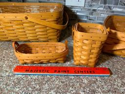 (8) Longaberger Baskets