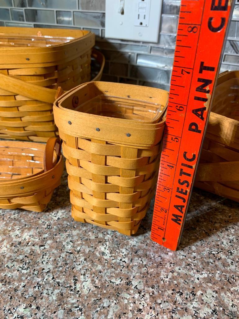 (8) Longaberger Baskets