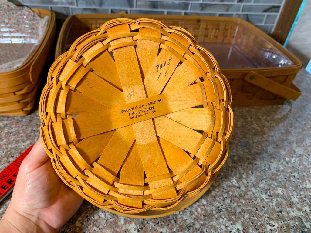 (10) Longaberger Baskets