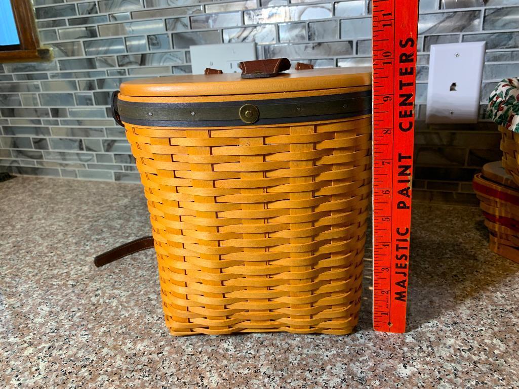 (8) Longaberger Baskets