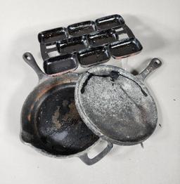 Group of Cast Iron Cookware