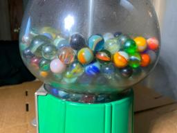 Gumball Machine Filled with Marbles