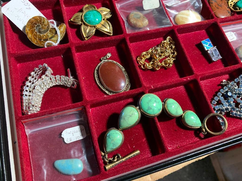 Great Group of Costume Jewelry including Sterling Silver