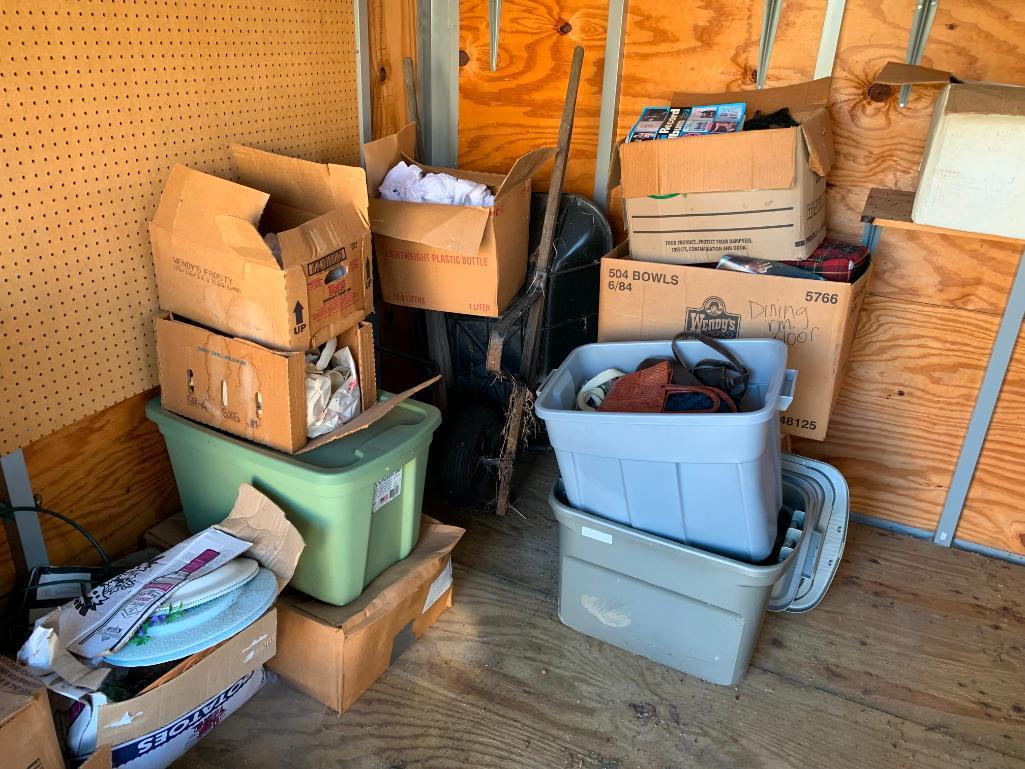 Shed Cleanout - Roper Washer (Unknown if in working order), Glassware & More