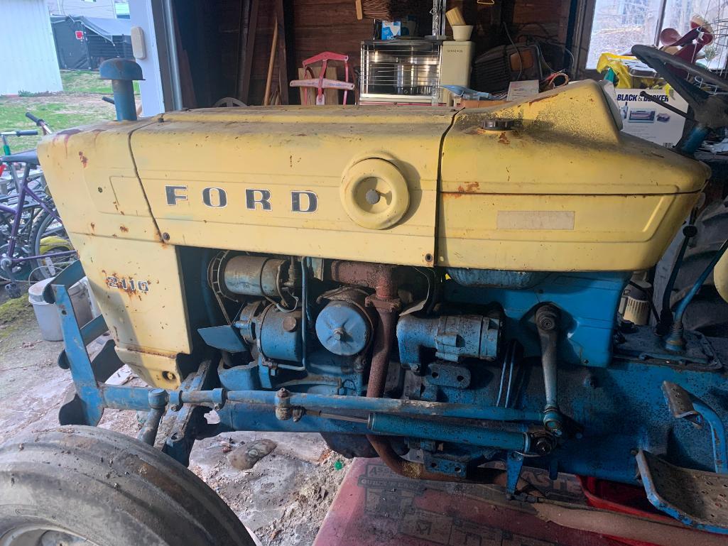 Ford 2110, 2-Wheel Drive Tractor, Has Key