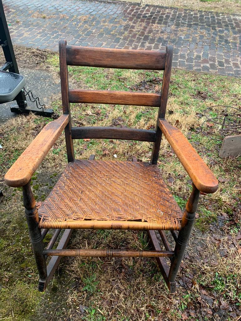 Garage Cleanout - Workbench Cleanout, Tools, Air Tank, Vintage Telephones, Vintage Webbed Lawn Chair