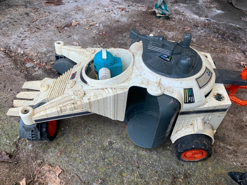 Great Group of Vintage Toys, Power Rangers GI Joe Vehicle, MOTU Vintage Snake Mountain Playset,