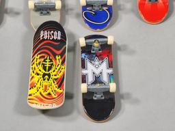 Group of Hot Wheel Tech Decks