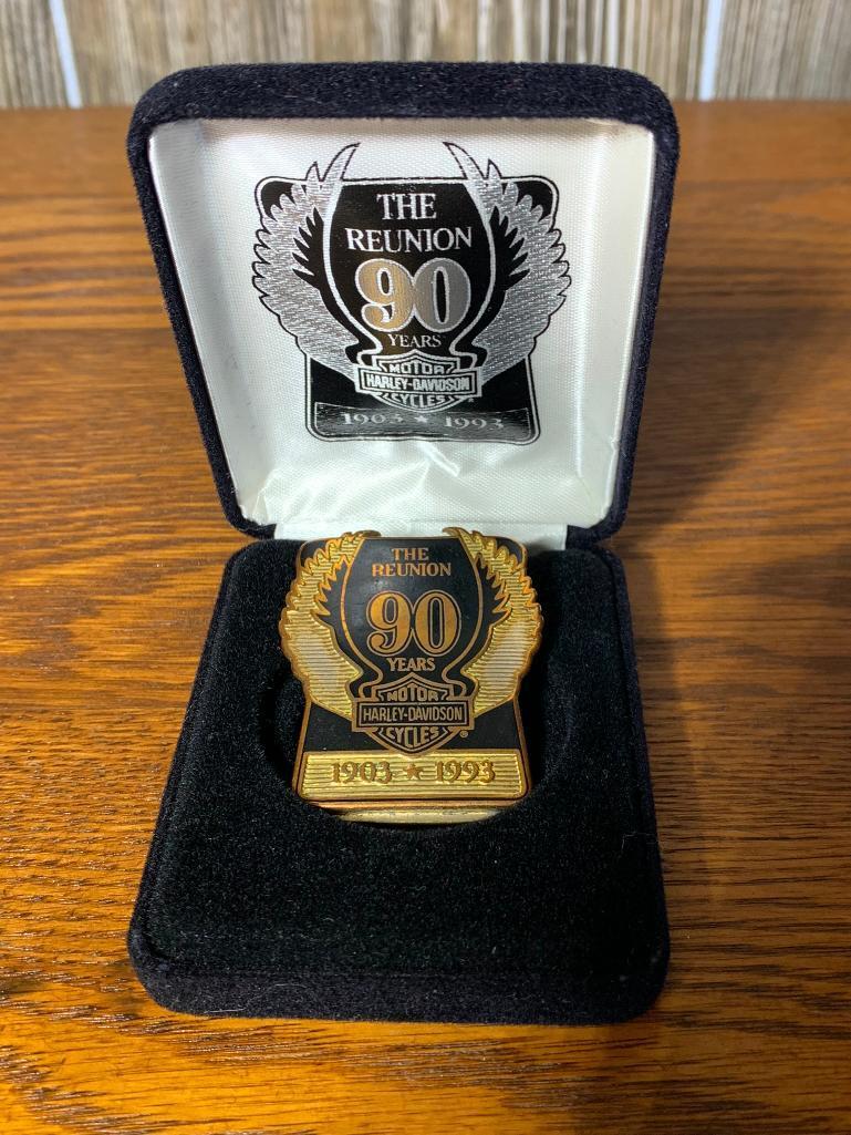 The 90th Reunion Harley Davidson Money Clip with Case