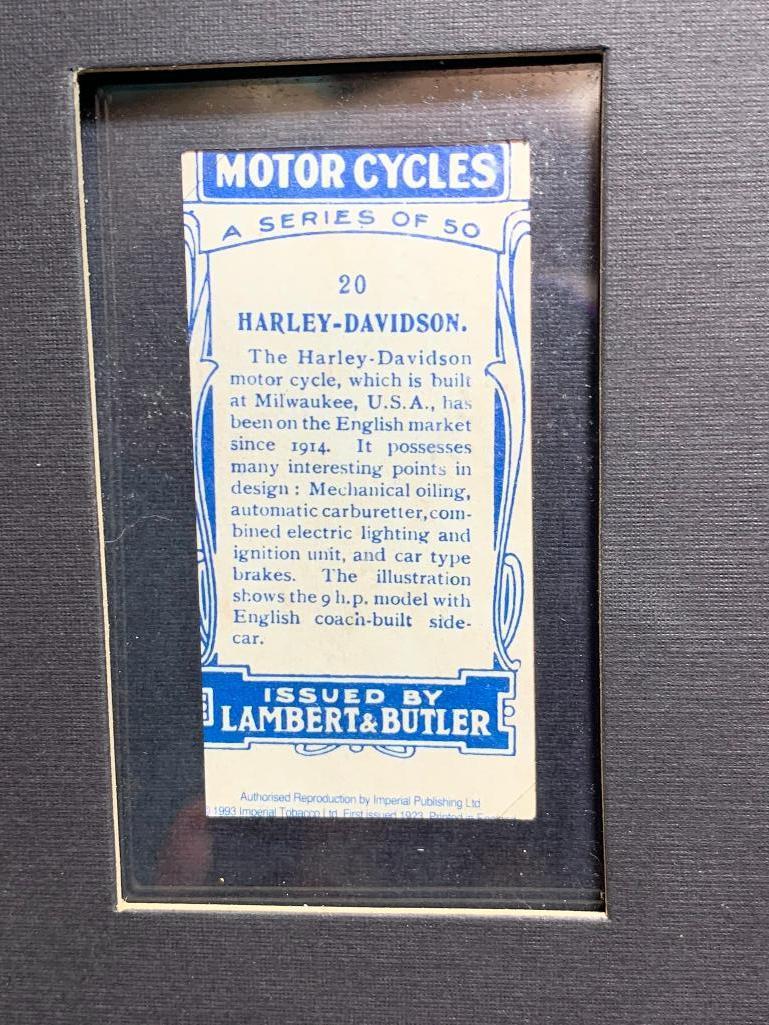 Harley Davidson Patch, Harley Davidson Framed Postage Stamps and....