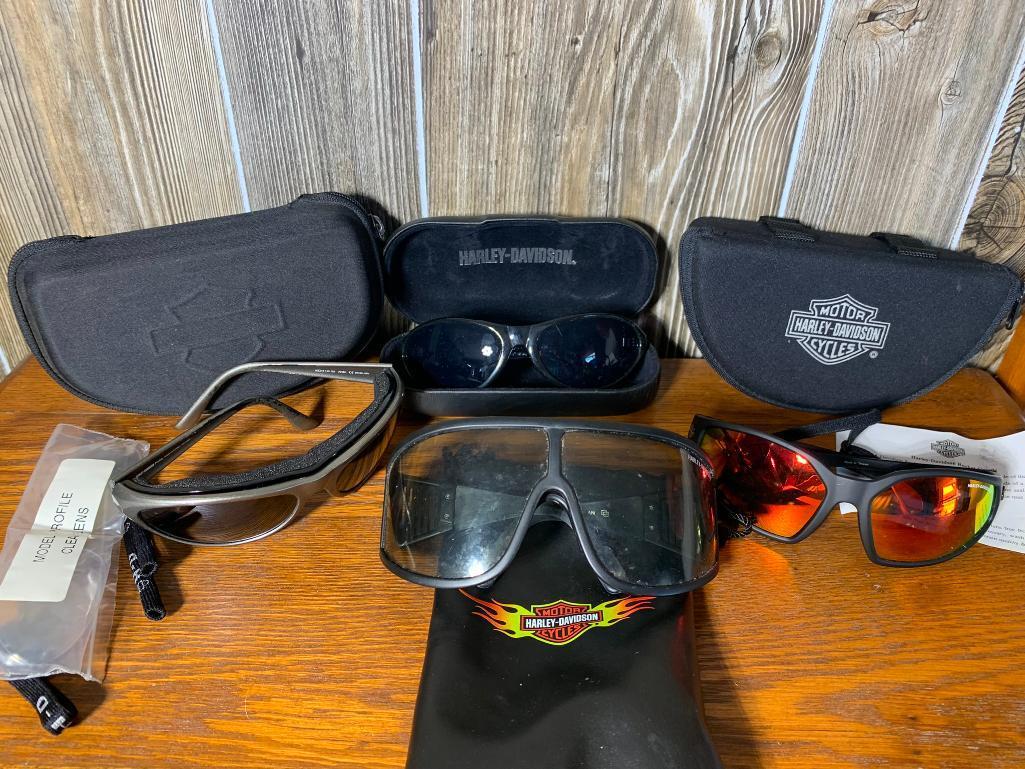 Group of Harley Davidson Sunglasses