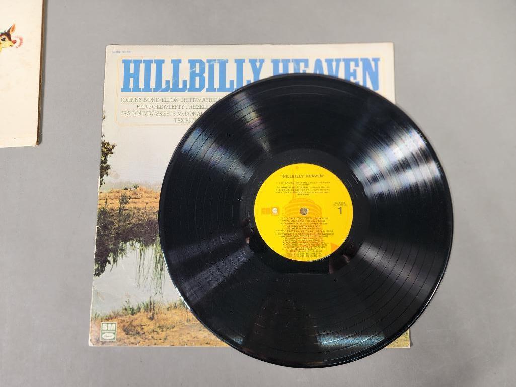 Group of Records - Hank Williams, Gene Autry and More