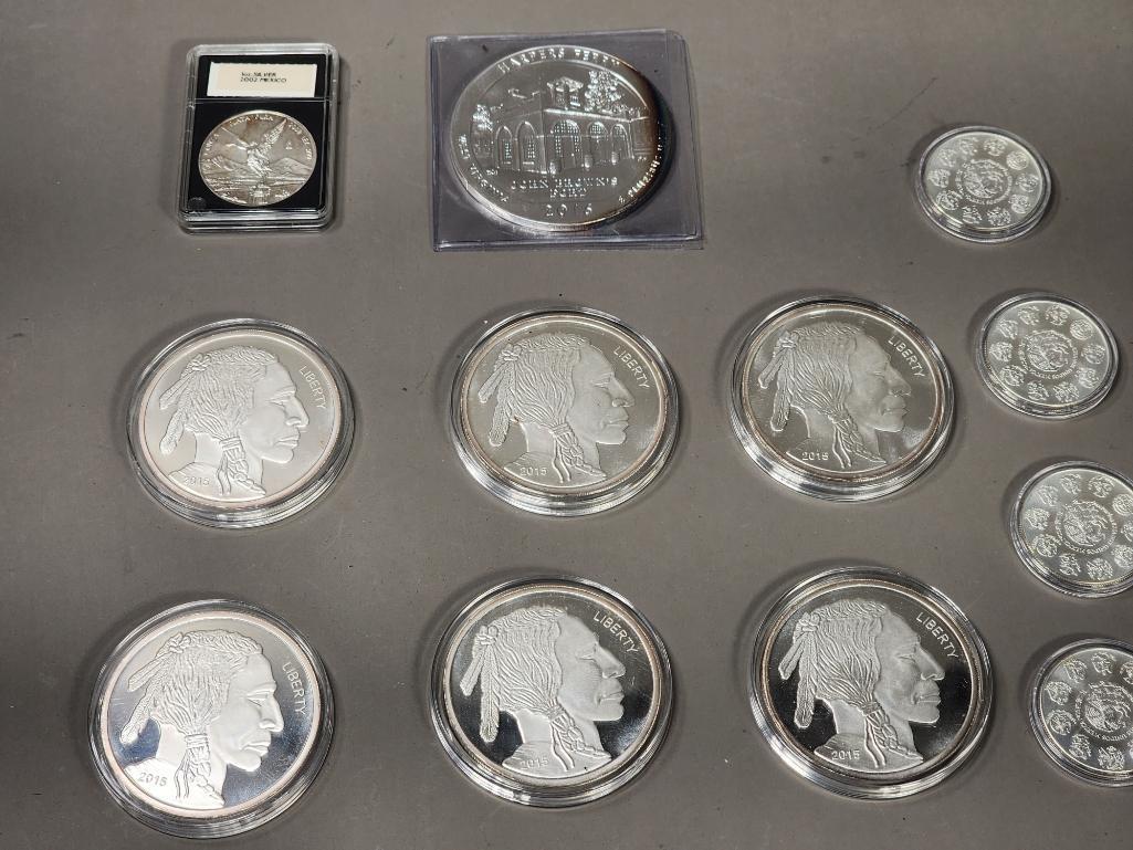 Huge Silver Bullion lot - 40 oz 999 Fine Silver