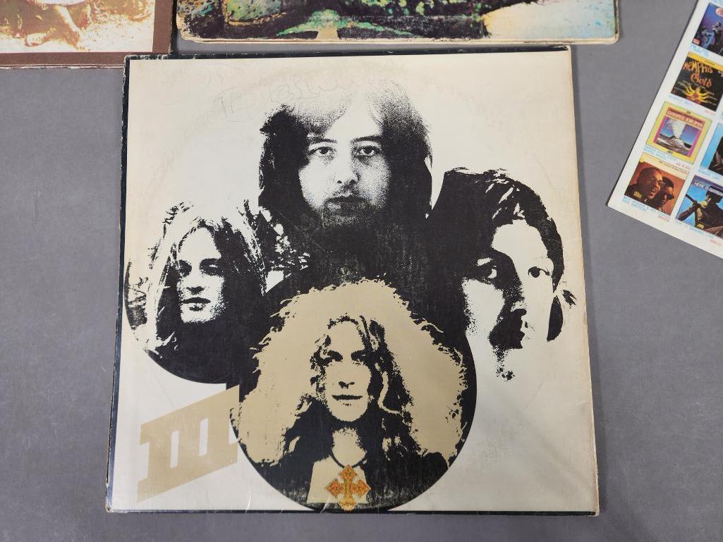 Group of Four Led Zeppelin Albums