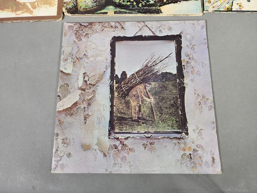 Group of Four Led Zeppelin Albums