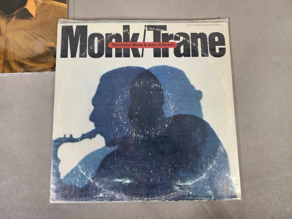 Group of Four Blues Albums - Monk/Trane, Apollo Theatre and More