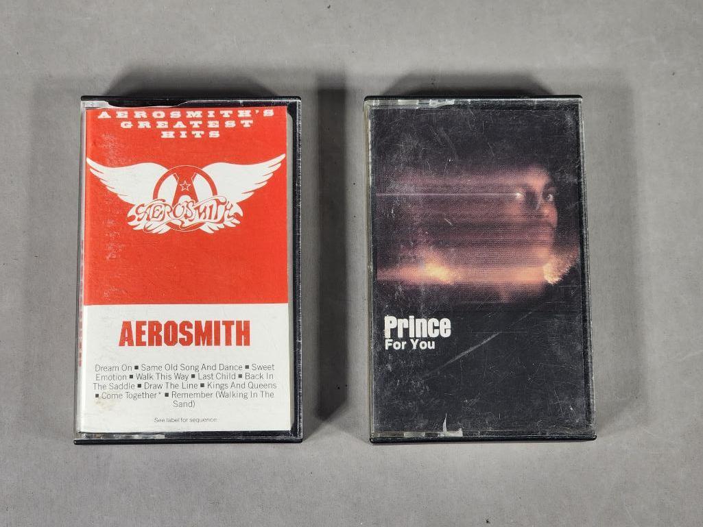 Group of Cassettes - Heavy Metal Love, Aerosmith and More