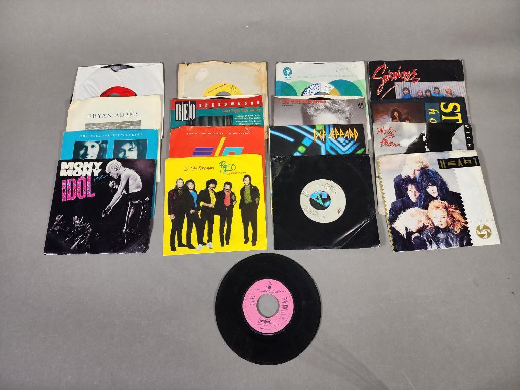 Group of Classic Rock Records - Billy Idol, REO and More