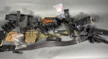 Large Lot of Police Leather, Holsters, Accessories, Military Belt & More