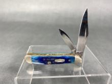 Case XX USA 6220 Pocket Knife Blue Bone Unsharpened