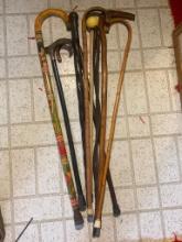 Group of Walking Canes
