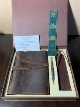 Sovereign Leather Journal, Bookmark & Pen Set