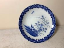 Vintage Chinese Blue & White Plate