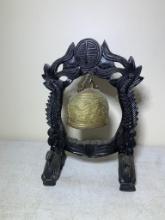 Vintage Chinese Bell on Stand